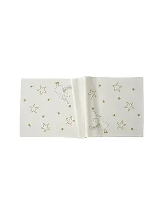 SANDER |  Weihnachts Tischläufer 38x85cm STARDUST Ecru | 